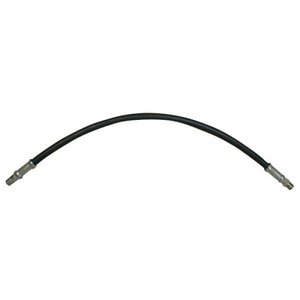American Lube Equipment 1/4" ID x 18" Long Two-Wire Braid Rubber-Covered Grease Hose, 1/8" NPT (M x M) TIM-4361