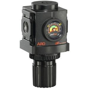 American Lube Equipment 3/8" Module/Air 1500 Series Regulator with Gauge R37231-600