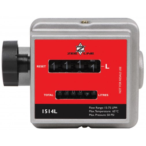 Zeeline 1514L - Mechanical Meter: Liters - Empire Lube Equipment