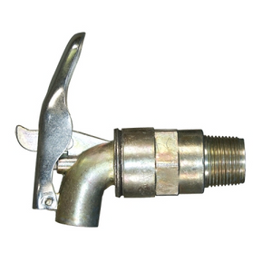 American Lube Equipment 3/4" NPT Self-Closing Aluminum Barrel Faucet TIM-32-34A