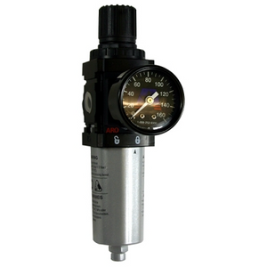 American Lube Equipment 1/4" Module/Air 1000 Series Piggyback Filter/Regulator P39124-124
