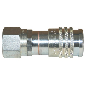 American Lube Equipment High Flow Series 3/8" Capacity Industrial Interchange Air Coupler, 1/2" NPT (F) Thread Size 23103-004