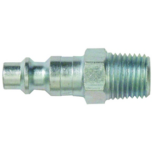 American Lube Equipment High Flow Series 1/4" Capacity Industrial Interchange Air Connector, 1/4" NPT (M) Thread Size 23902-210