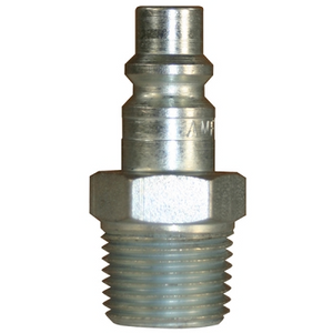 American Lube Equipment 3/8" Capacity Industrial Interchange Air Connector, 1/2" NPT (M) Thread Size 23903-410