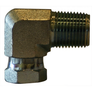 American Lube Equipment 1/2"(M) x 3/8"(F) 90 Degree Union Adapter TIM-1501-86