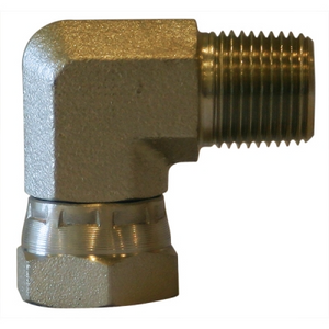 American Lube Equipment 3/8"(M) x 3/8"(F) 90 Degree Union Adapter TIM-1501-66