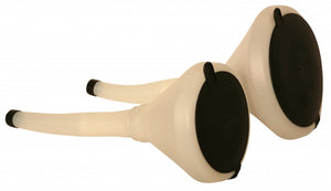 Liquidynamics 810253 7” Polyethylene Funnel w/ Flex Spout, Threaded Cap, Lid, and Screen