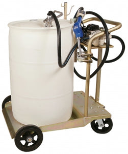 Liquidynamics Manual CLOSED 55 Gallon Drum Cart System | P/N 51009C-S9M - Empire Lube Equipment