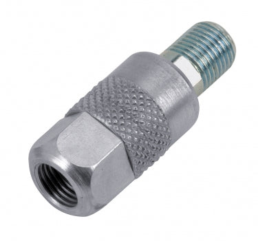 LiquiDynamics Straight Swivel with 1/4” NPTM x 1/4” NPTF Fittings | P/N 12001T - Empire Lube Equipment